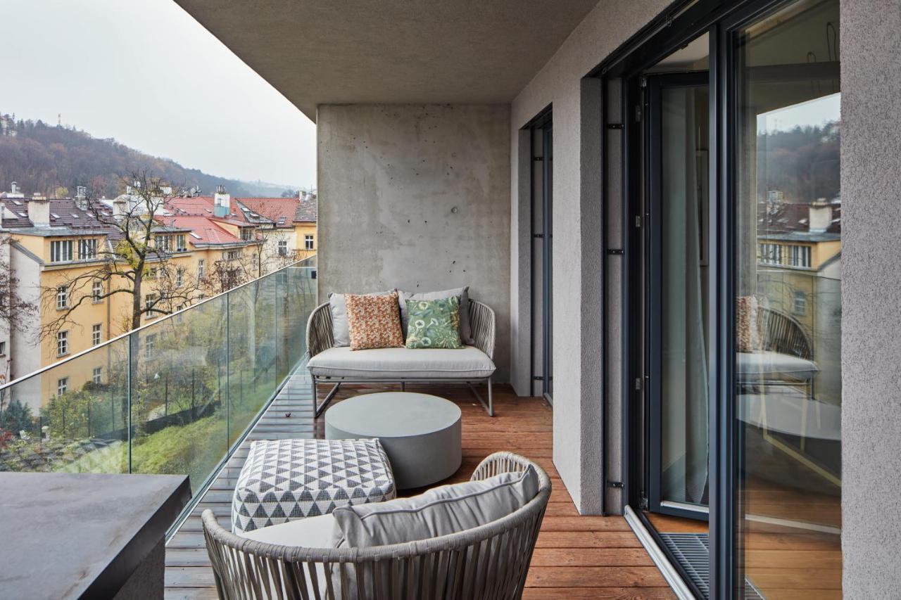 Prague Days - Designer Apts - Garage - Terrace - Easy City Access Luaran gambar