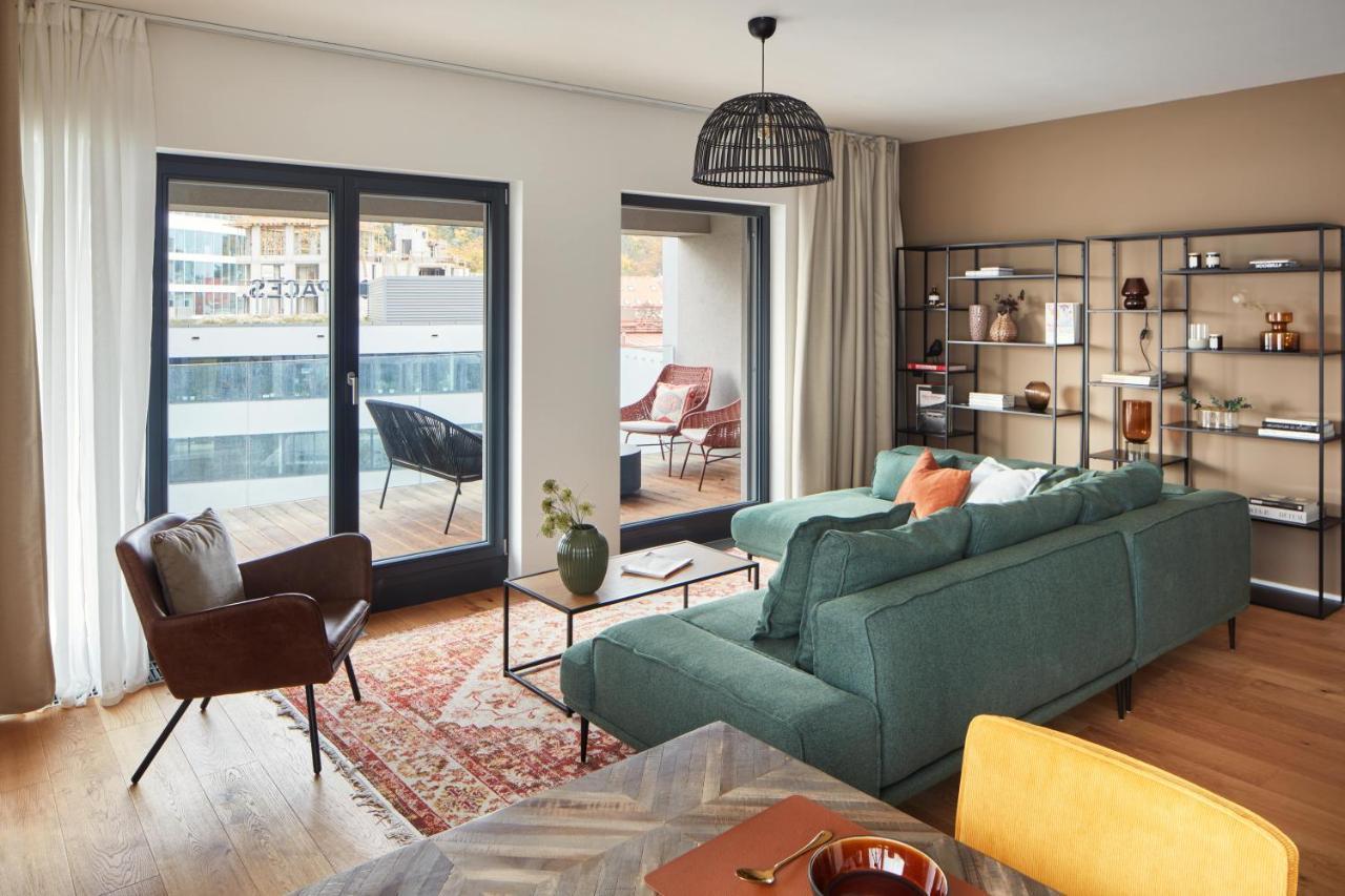 Prague Days - Designer Apts - Garage - Terrace - Easy City Access Luaran gambar